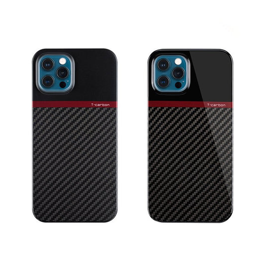 Elite Carbon Woven Stripe Pattern Case - iPhone