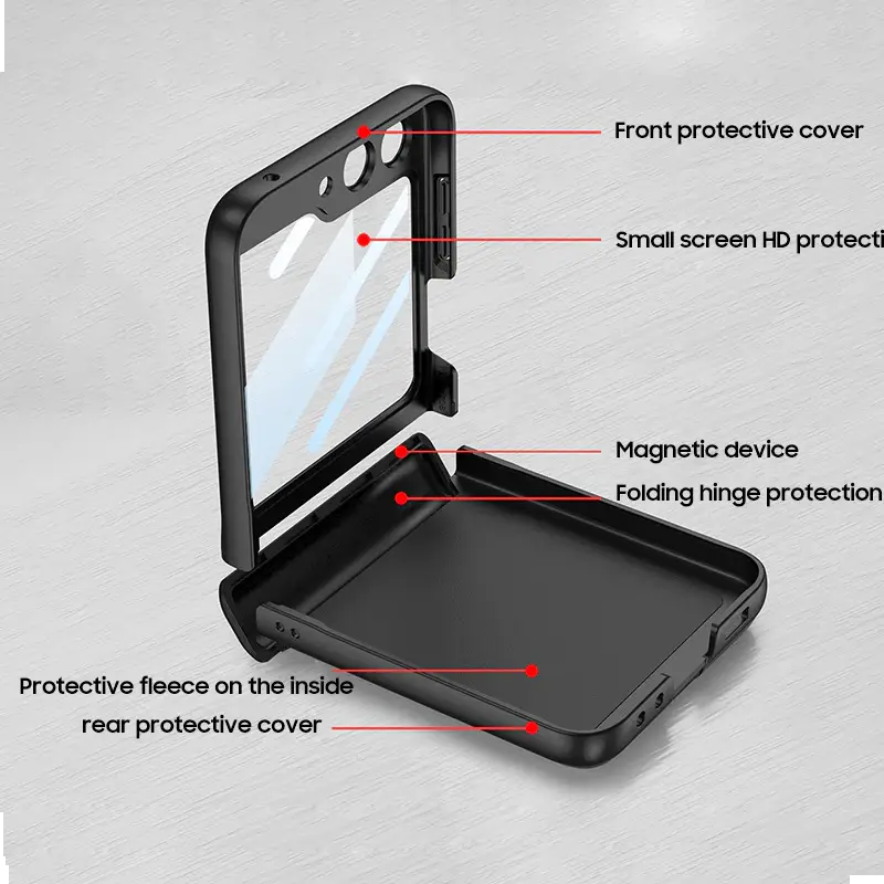 Galaxy Z Flip Series Magnetic Hinge Frosted Case