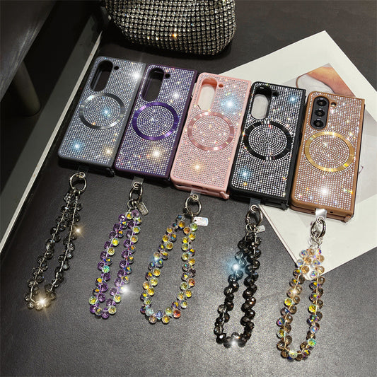 Shining Diamond Bracelet Strap Case - Samsung