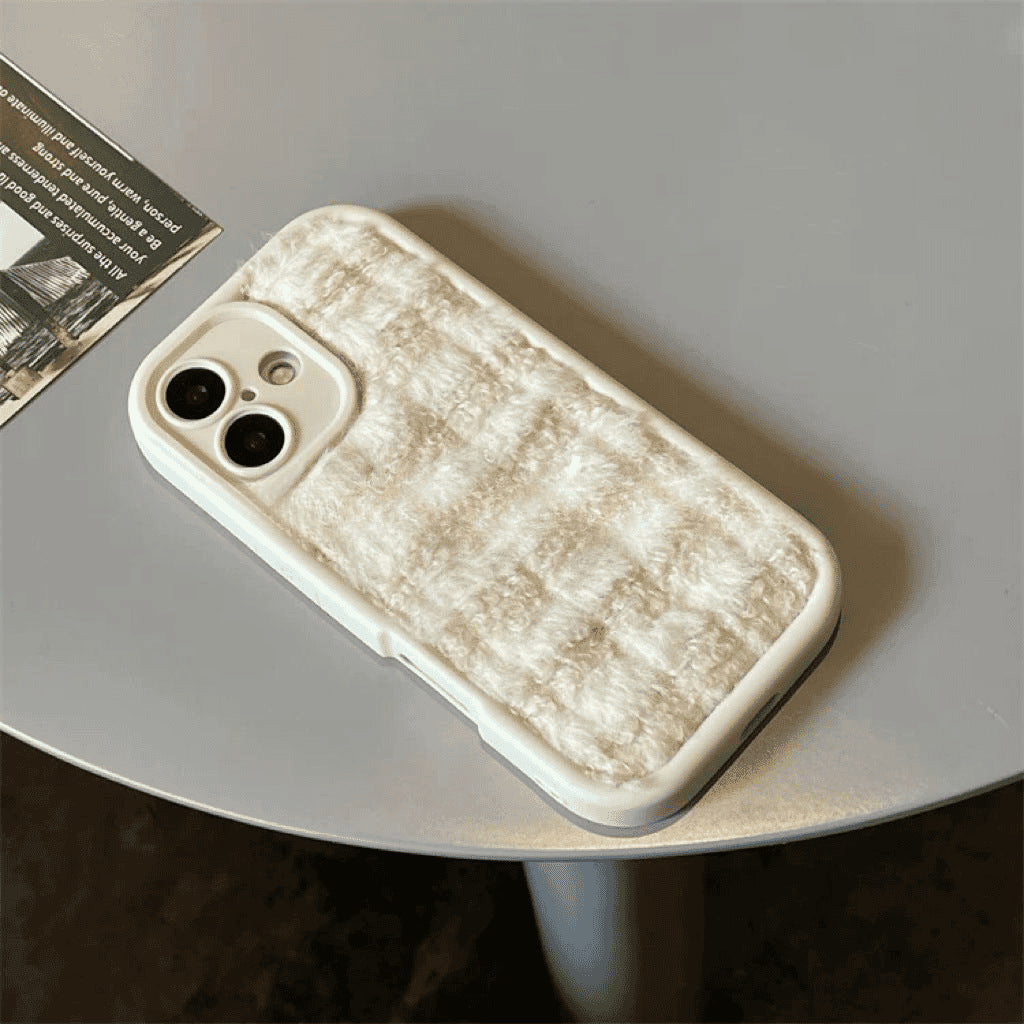 Cloud Puff Velvet Charm Case