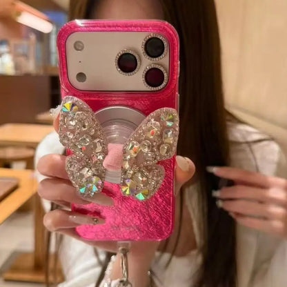 Sparkle Butterfly Wing Pop Case