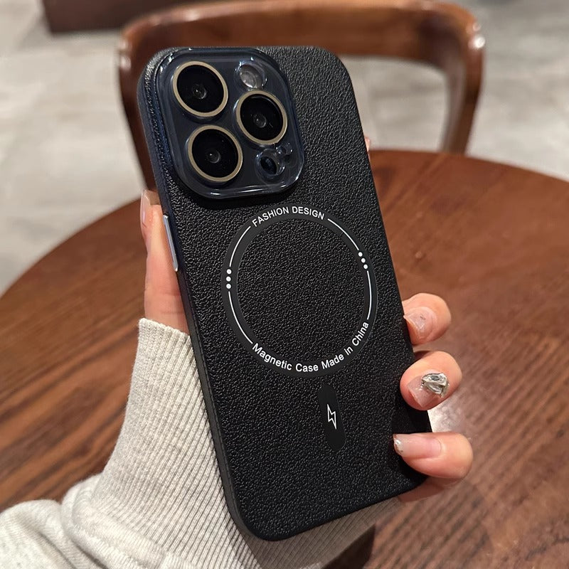 Elegance Leather Flex Magnetic Case - iPhone