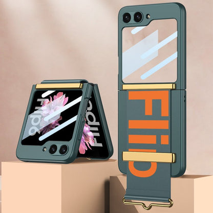 Galaxy Z Flip6 Wristband Ultra-thin Frosted Case