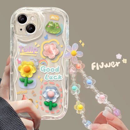 3D Flower Animal Phone Case