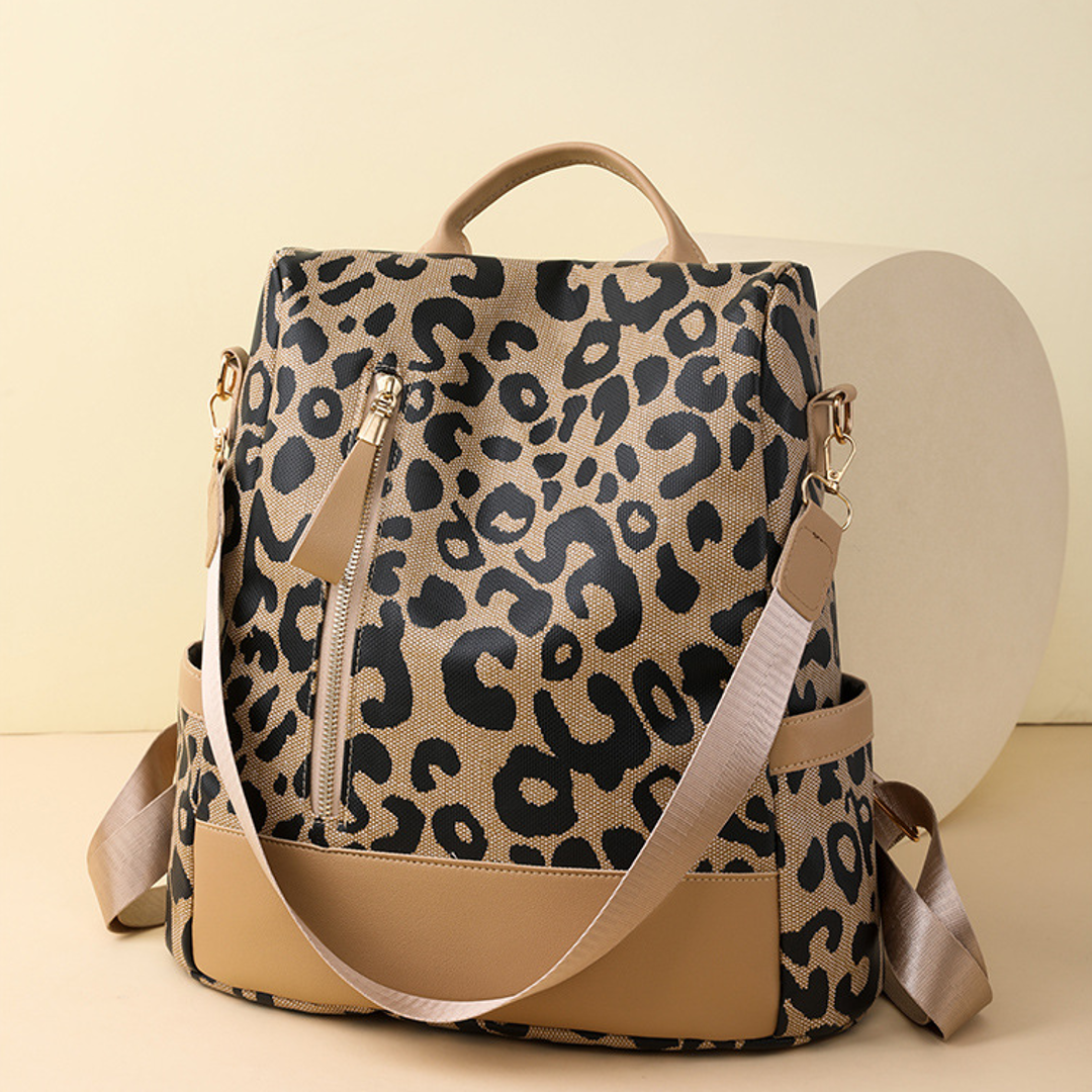 Wild Glam Leopard Backpack