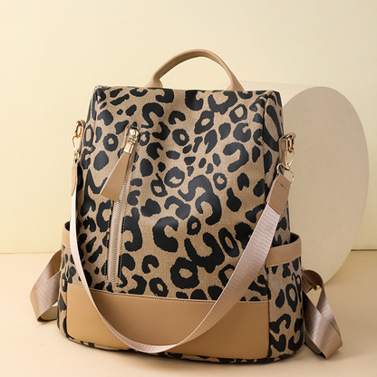 Wild Glam Leopard Backpack