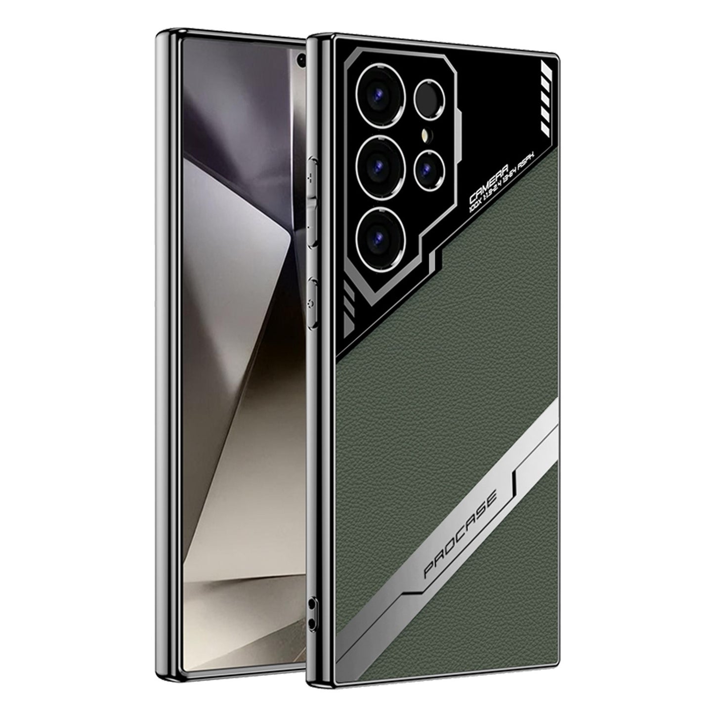 Sleek Electroplated Cross Border Case - Samsung