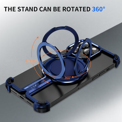 Ingenious Anti- Fall Bracket Frame Case - iPhone