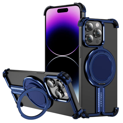 Ingenious Anti- Fall Bracket Frame Case - iPhone