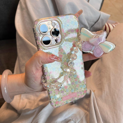 Elegant Phone Case with 3D Butterfly Gripper
