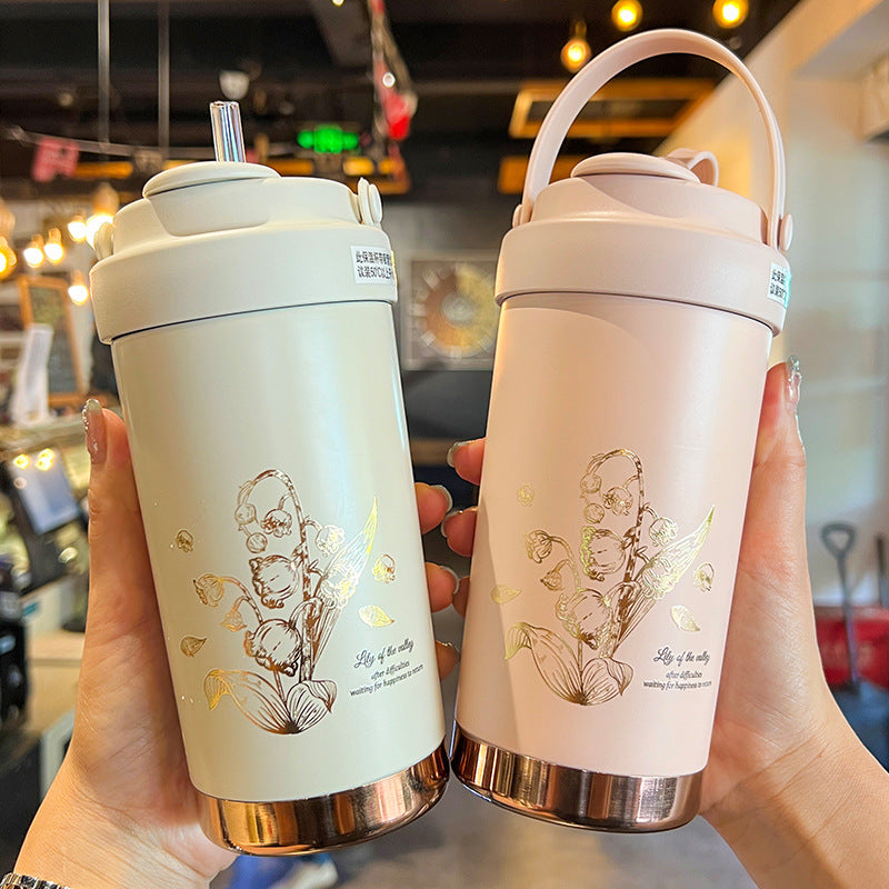 Lily of the Valley High-End Thermos Cup