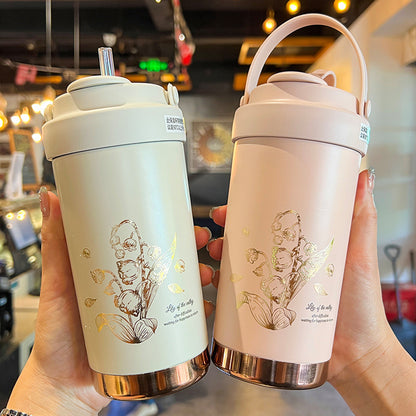 Lily of the Valley High-End Thermos Cup