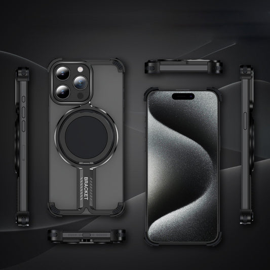 Ingenious Anti- Fall Bracket Frame Case - iPhone