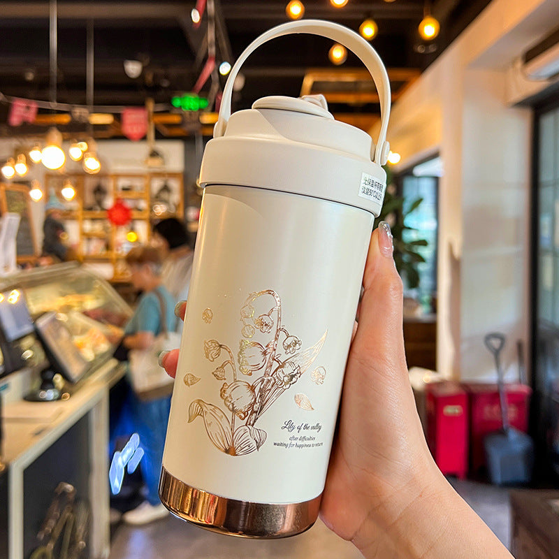 Lily of the Valley High-End Thermos Cup