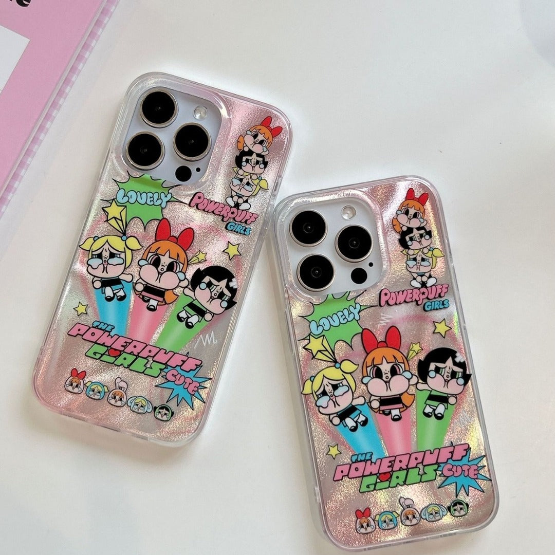 Cartoon Heroines Graffiti Case