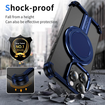 Ingenious Anti- Fall Bracket Frame Case - iPhone