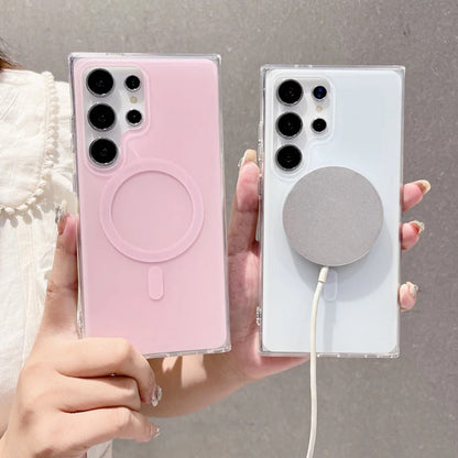 Modern Magnetic Shockproof Phone Case - Samsung