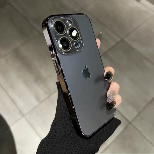 Frosted Satin Matte Glass Lens Case - iPhone