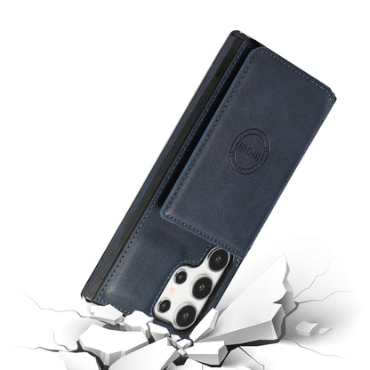 Premium Leather Wallet Holder Magnetic Case - Samsung