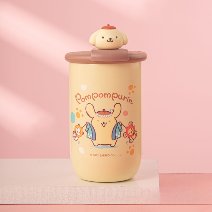 Cute Sanrio Rotating Lid Coffee Mug