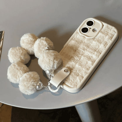 Cloud Puff Velvet Charm Case