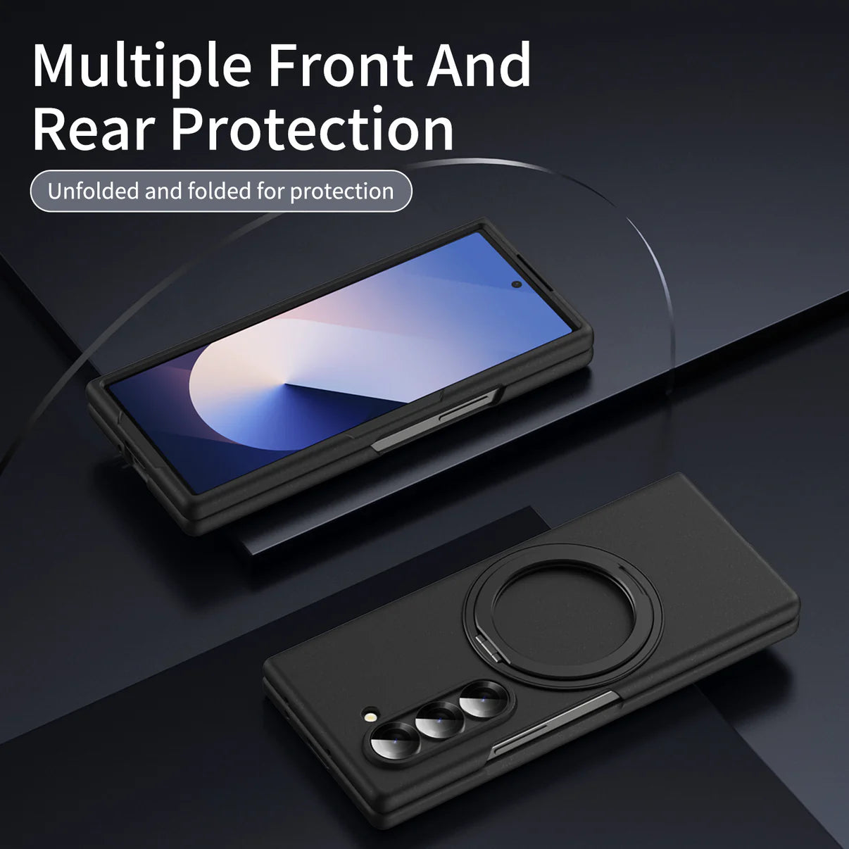 Galaxy Z Fold Series Ergonomic 360° Swivel Stand Phone Case