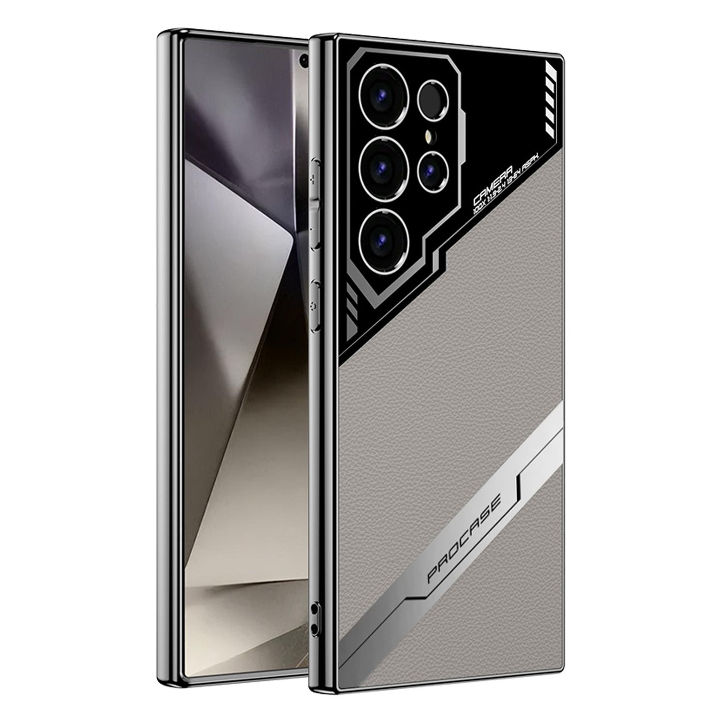 Sleek Electroplated Cross Border Case - Samsung