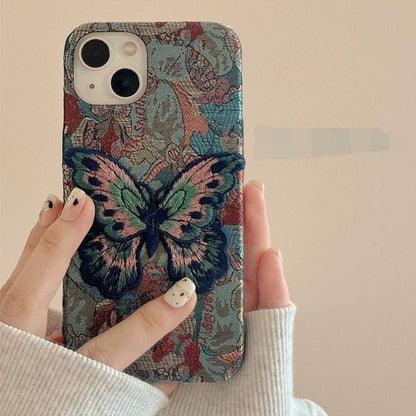 Butterfly Embroidery Luxe Case