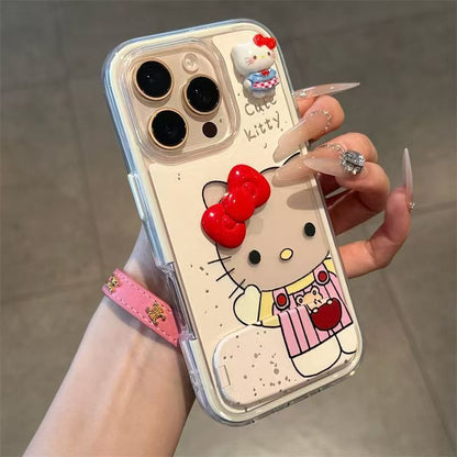 Adorable Kitty Mirror Bracket Case
