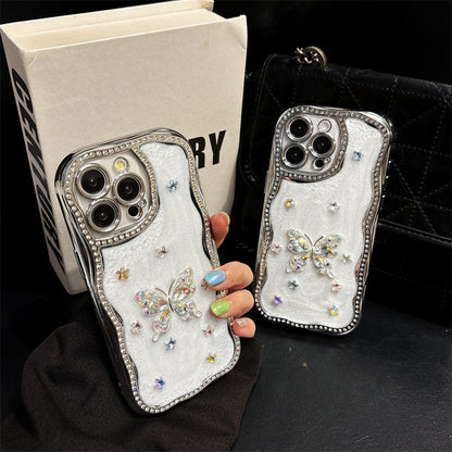Luxe Butterfly Crystal Phone Case