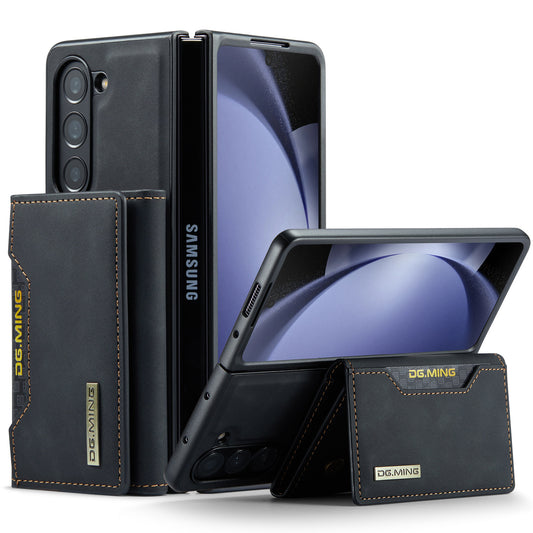 Lavish Leather Magnetic Wallet Case - Samsung