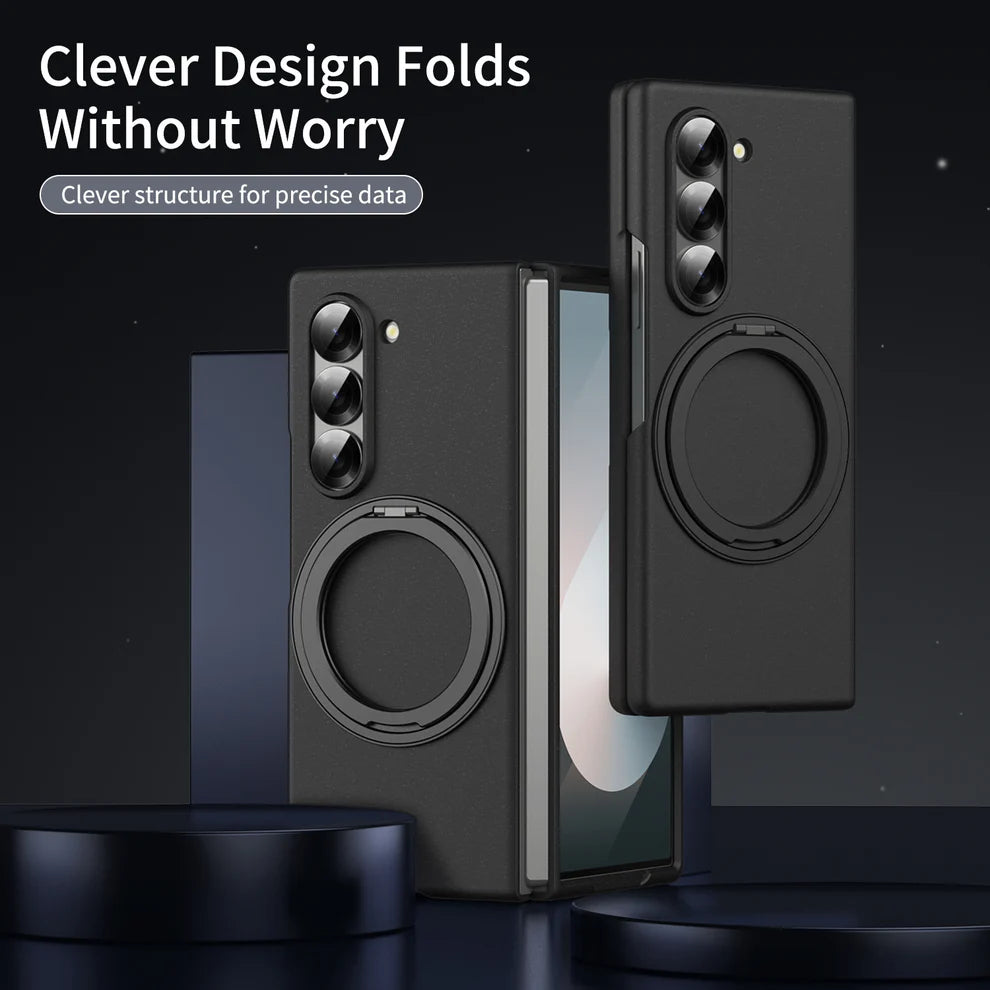 Galaxy Z Fold Series Ergonomic 360° Swivel Stand Phone Case