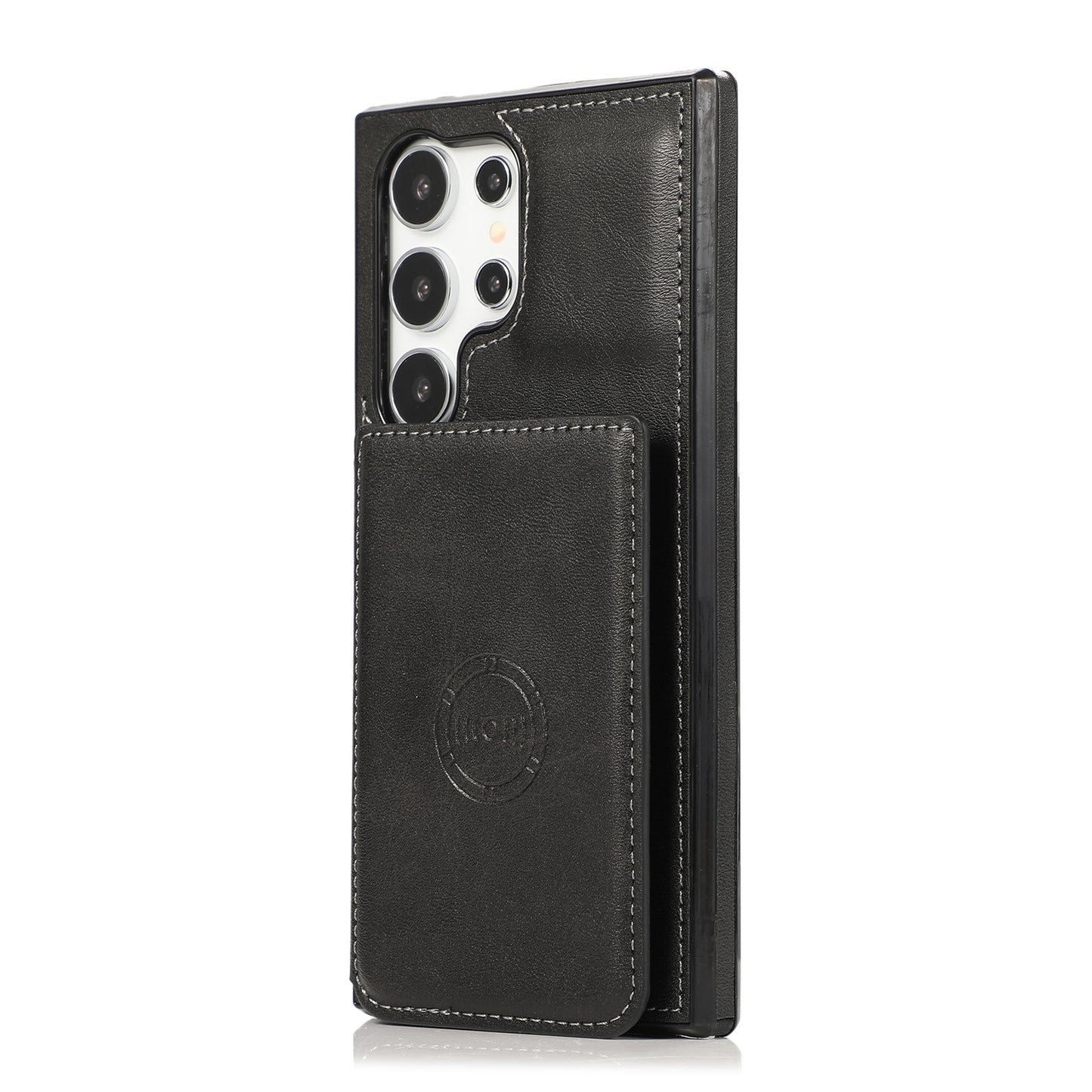 Premium Leather Wallet Holder Magnetic Case - Samsung