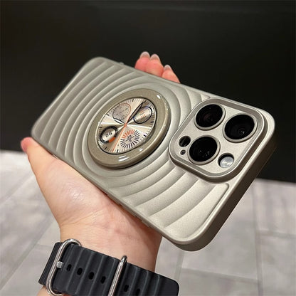 3D Ripple Clock Magnetic Case - iPhone