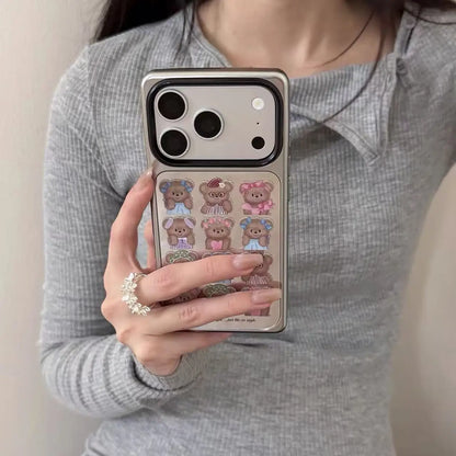 Vintage Teddy Bear Collage Case