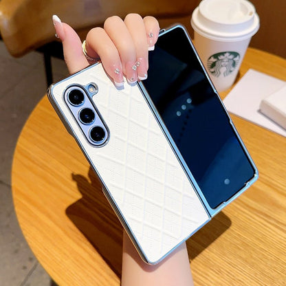 Galaxy Z Fold Series Premium Quilted Leather Case