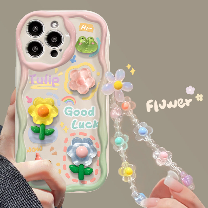 3D Flower Animal Phone Case