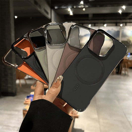 Frameless Magsafe Leather Case - iPhone