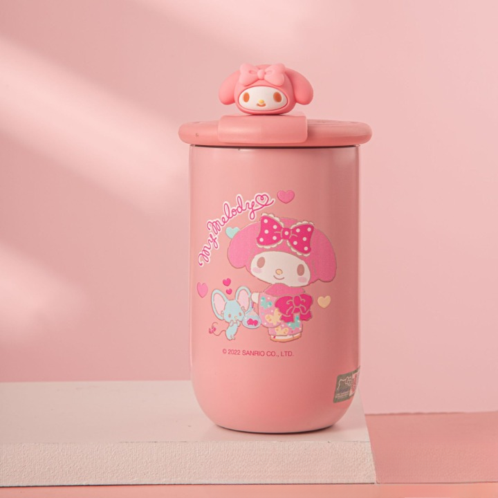 Cute Sanrio Rotating Lid Coffee Mug