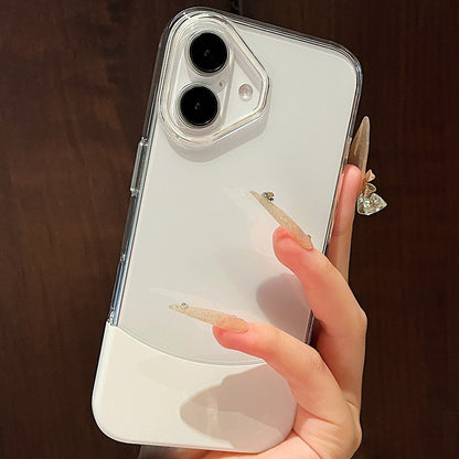 Sleek Splice Transparent Hard Case - iPhone