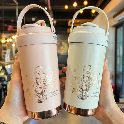 Lily of the Valley High-End Thermos Cup