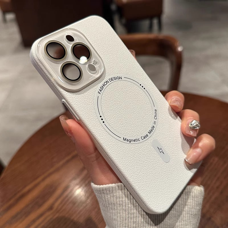 Elegance Leather Flex Magnetic Case - iPhone