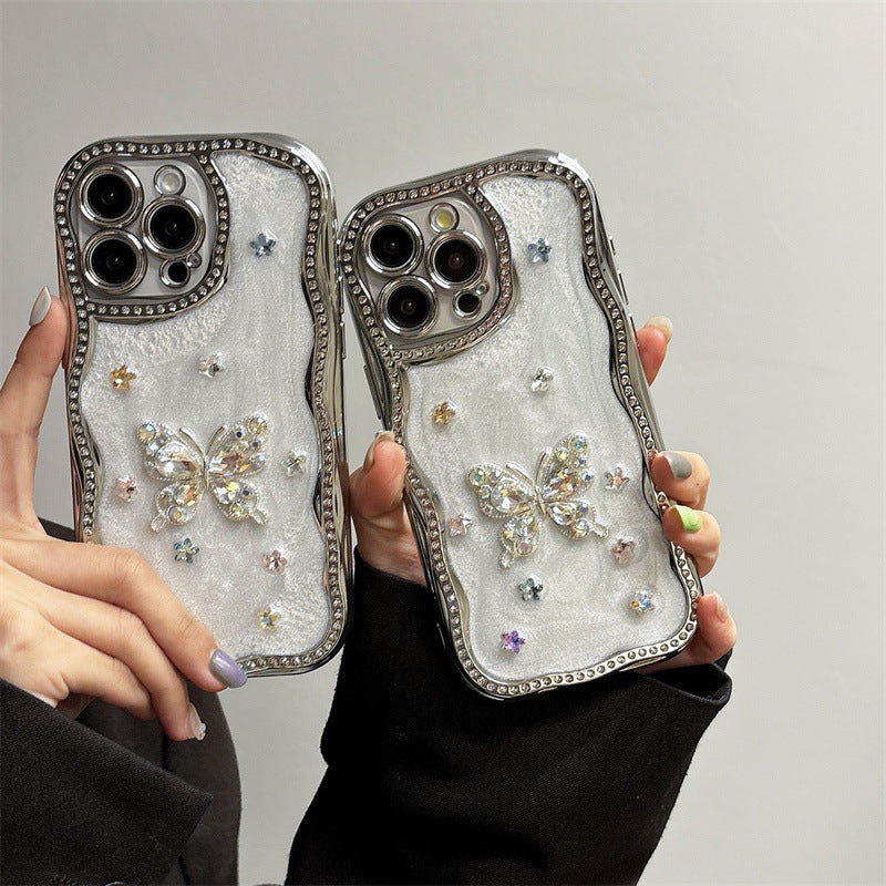 Luxe Butterfly Crystal Phone Case