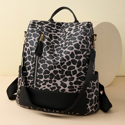 Wild Glam Leopard Backpack