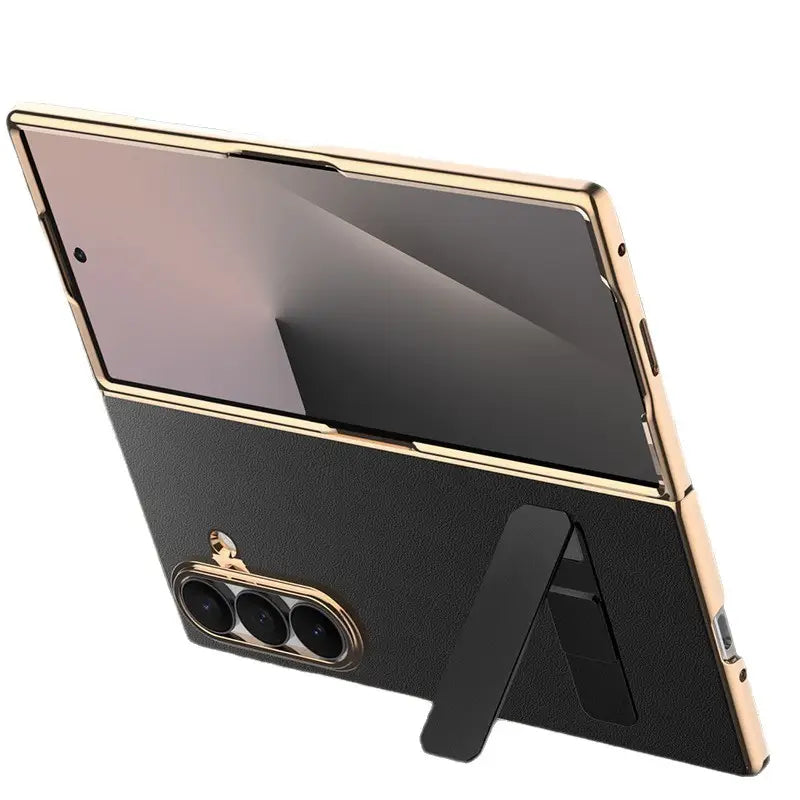Executive Leather Armor Kickstand Case