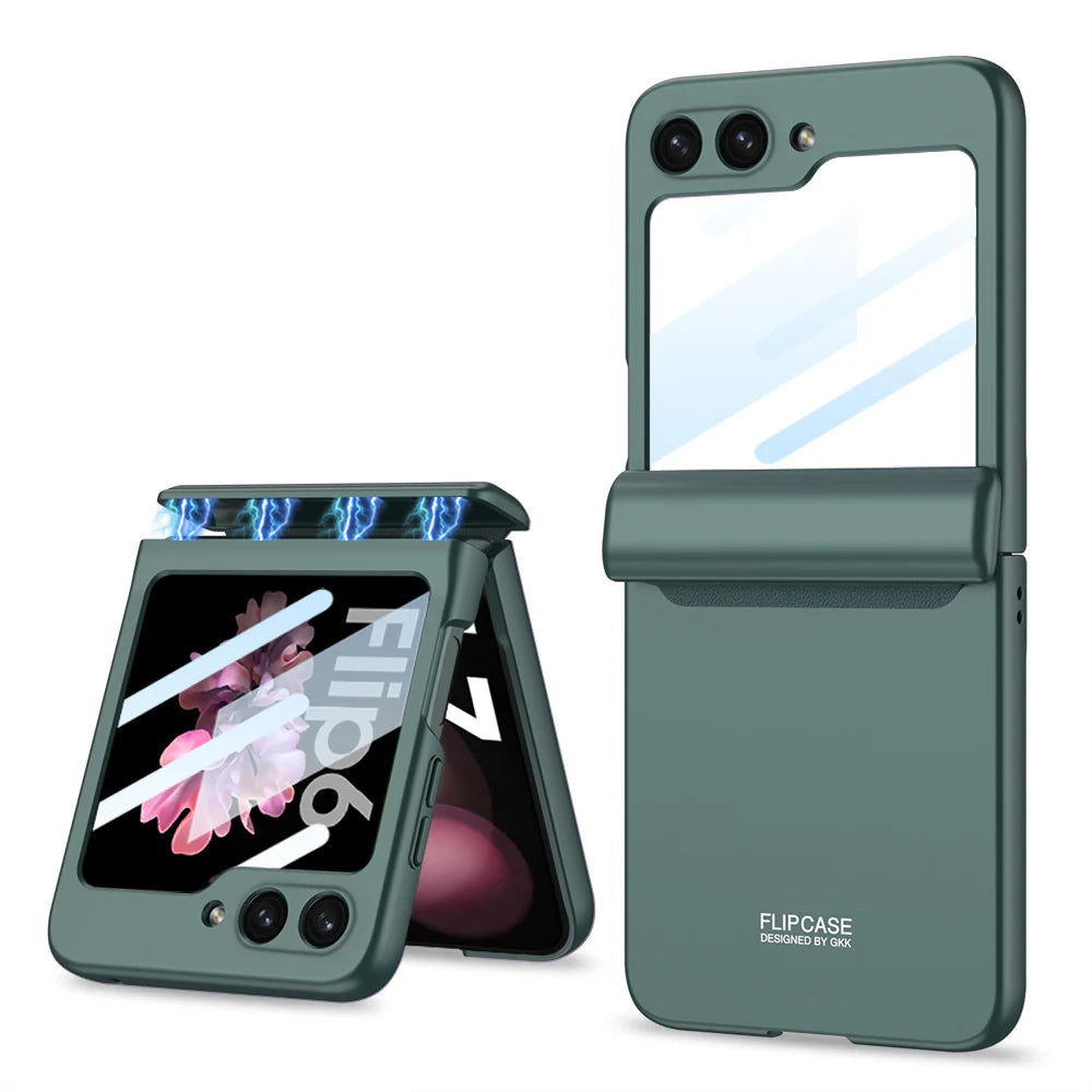 Galaxy Z Flip Series Magnetic Hinge Frosted Case