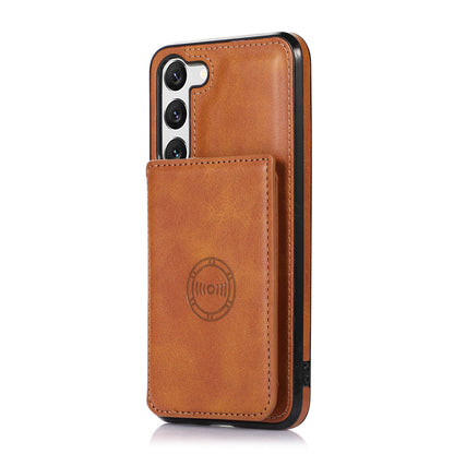 Premium Leather Wallet Holder Magnetic Case - Samsung