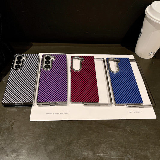 Galaxy Z Fold Series Elite Carbon Fibre Texture Case
