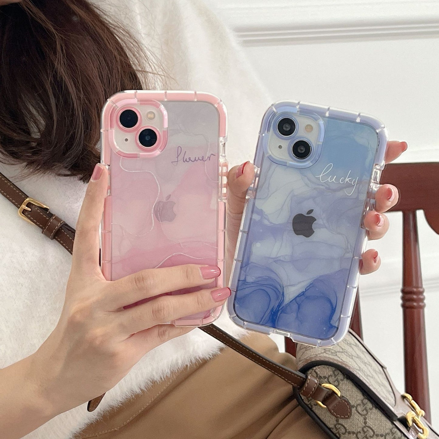Elegant Gradient Marble Phone Case