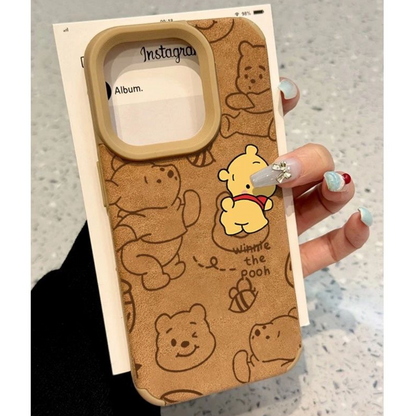 Cartoon Bear Pattern Phone Case